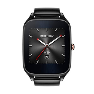 ASUS ZenWatch 2 Gunmetal Gray 41mm Smart Watch with HyperCharge Battery, 1.63-inch AMOLED Gorilla Glass 3 TouchScreen - wearablegadgetsstore