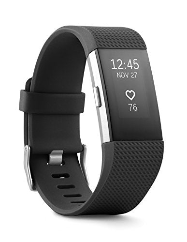 Fitbit Charge 2 Heart Rate + Fitness Wristband, Black - wearablegadgetsstore